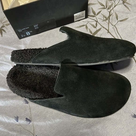 J CREW | Suede Sherpa Cozy Clog - Picture 4 of 6